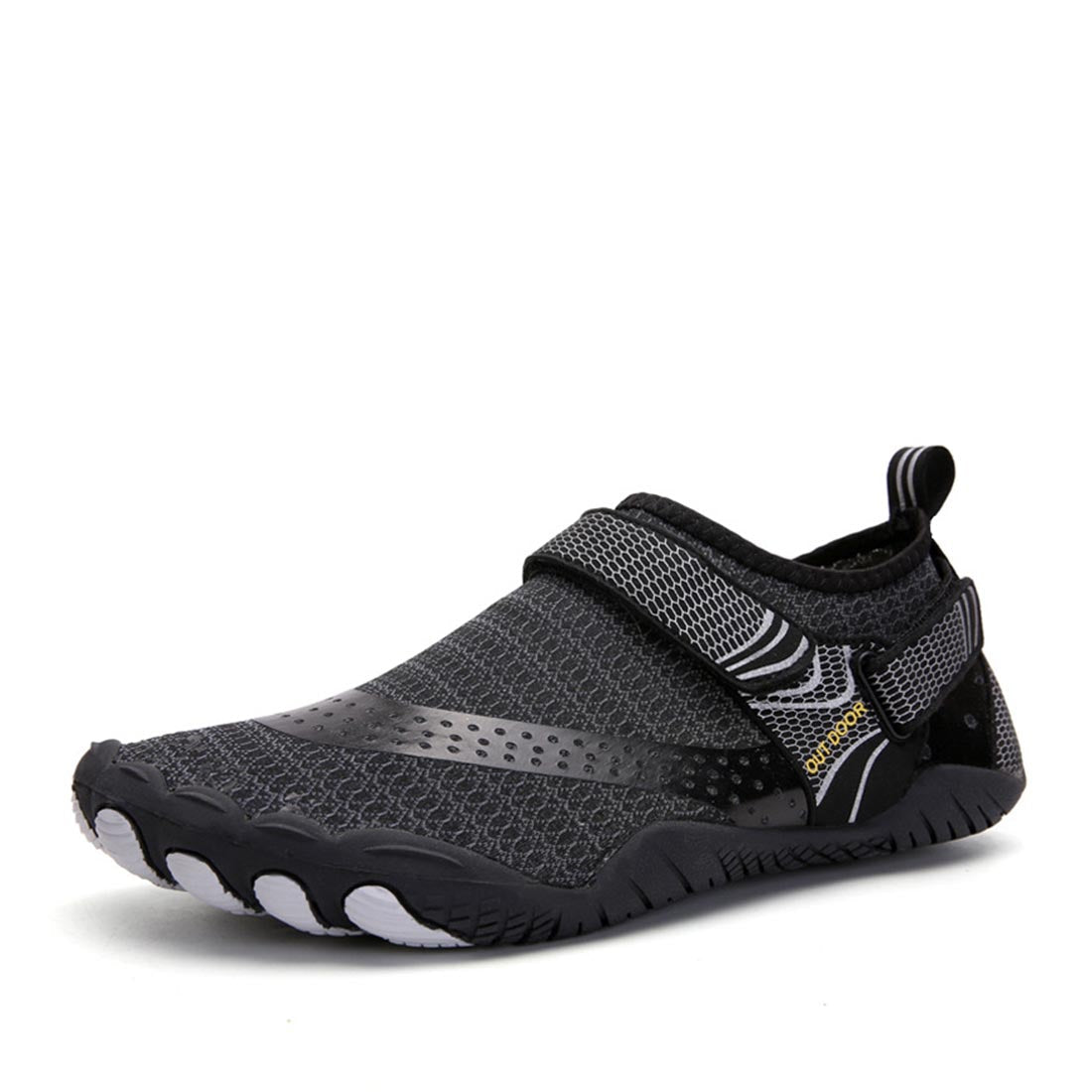 Barefoot water shoes with Velcro closure for adults