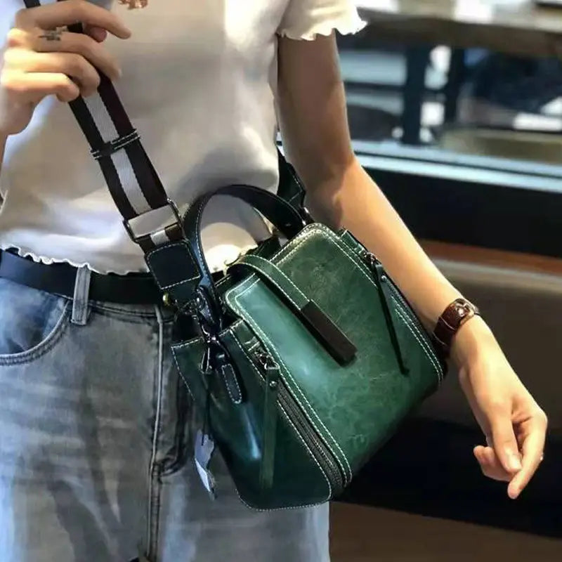 Cathy - Leather Crossbody Bag – Balub