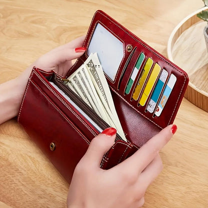 Sandra - Leather Bifold Wallet