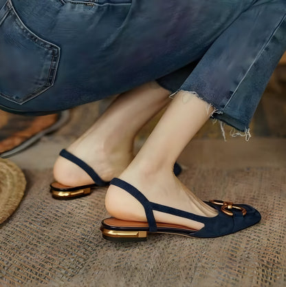 Aliyah - Elegant Sandals with Heel Strap
