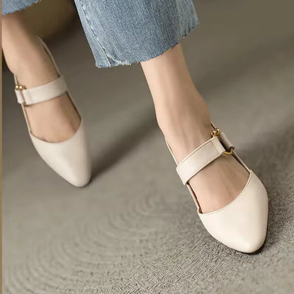 Camila - Slingback Block Pumps