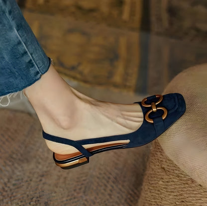 Aliyah - Elegant Sandals with Heel Strap