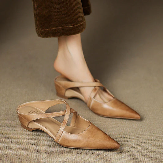 Eterna Luxe Genuine Leather Flats