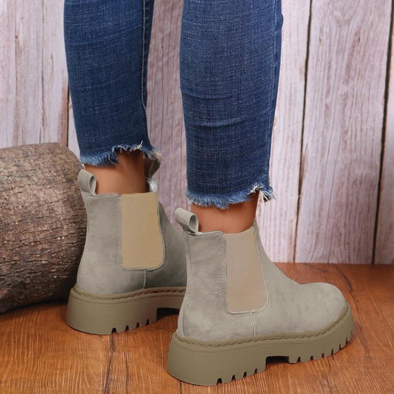 Olivia - Chunky Ankle Boots