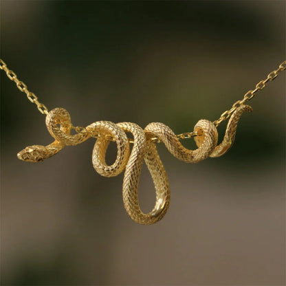 Serpent's Oath Chain Necklace
