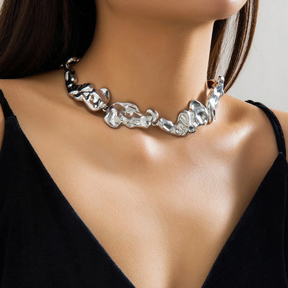 Molten Elegance Abstract Jewelry Set VIP