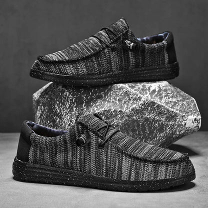 Corvan Textured Canvas Sneakers