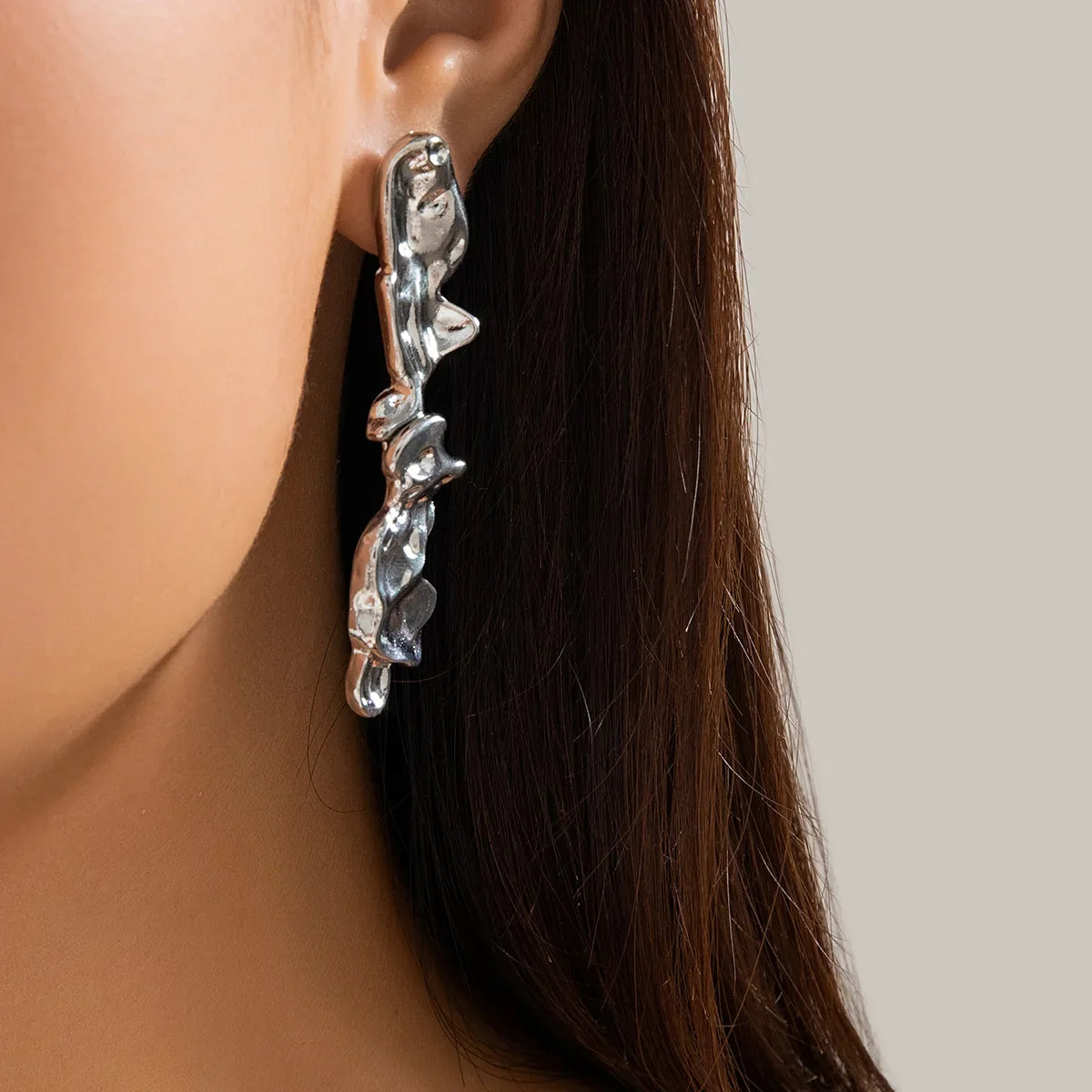 Molten Elegance Abstract Jewelry Set VIP