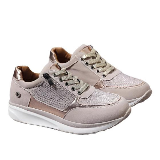 Brooke - Orthopedic Zip-Up Sneakers