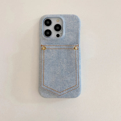Indigo Denim iPhone Case