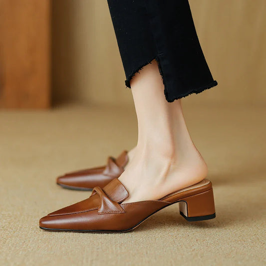 Palieri Genuine Leather Mules