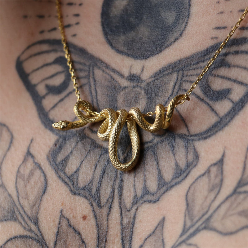 Serpent's Oath Chain Necklace