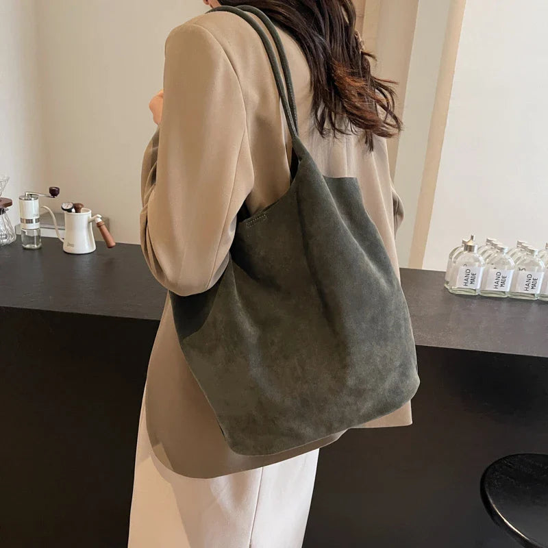 Judy - Suede Tote Bag
