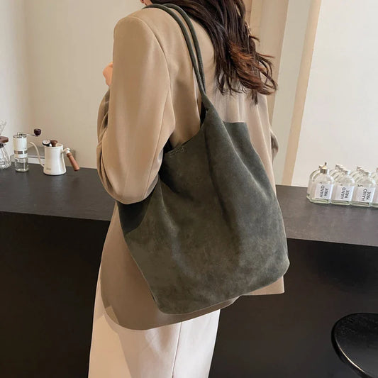 Judy - Suede Tote Bag