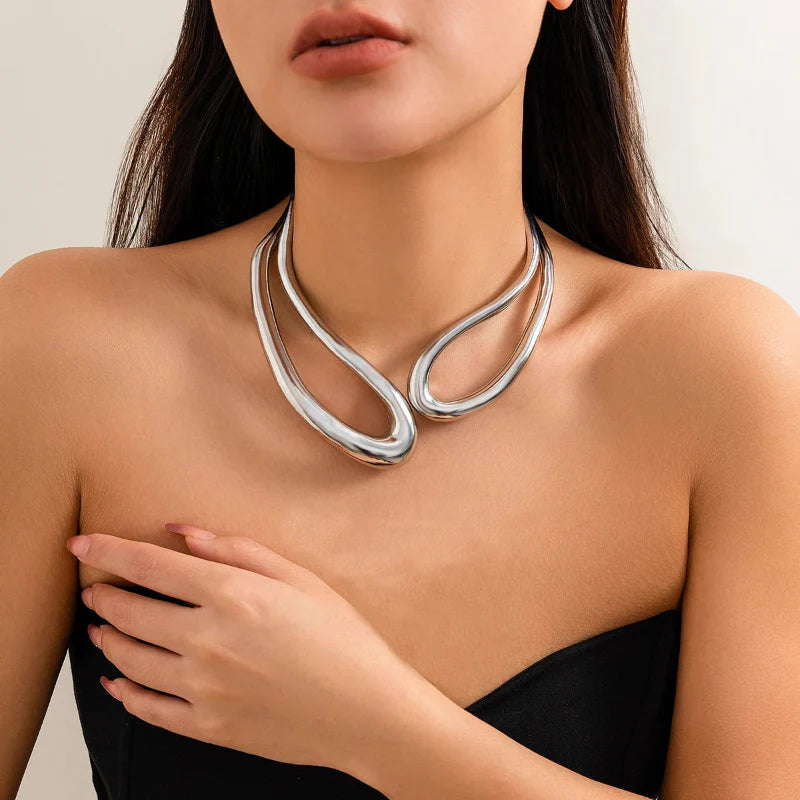 Arvella Minimalist Drop Necklace