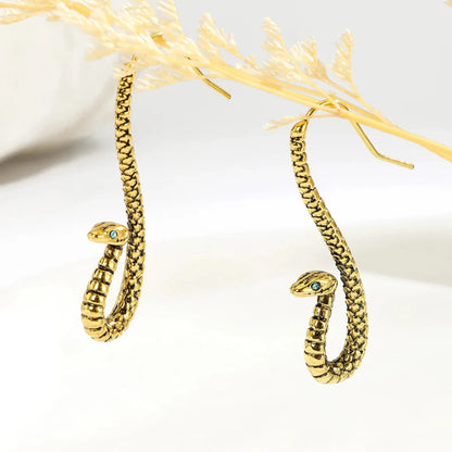 Seraphine Sculpted Snake Earrings