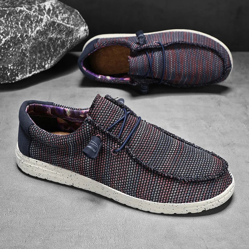 Corvan Textured Canvas Sneakers