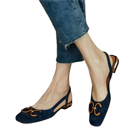 Aliyah - Elegant Sandals with Heel Strap