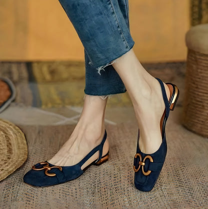 Aliyah - Elegant Sandals with Heel Strap