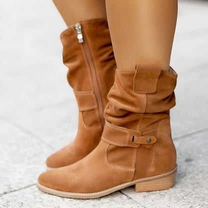 Dahlia - Elegant boots with a soft footbed