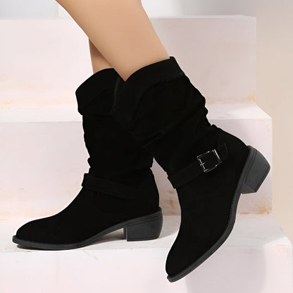 Dahlia - Elegant boots with a soft footbed