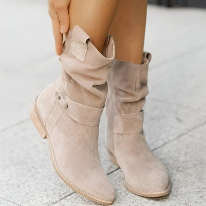 Dahlia - Elegant boots with a soft footbed